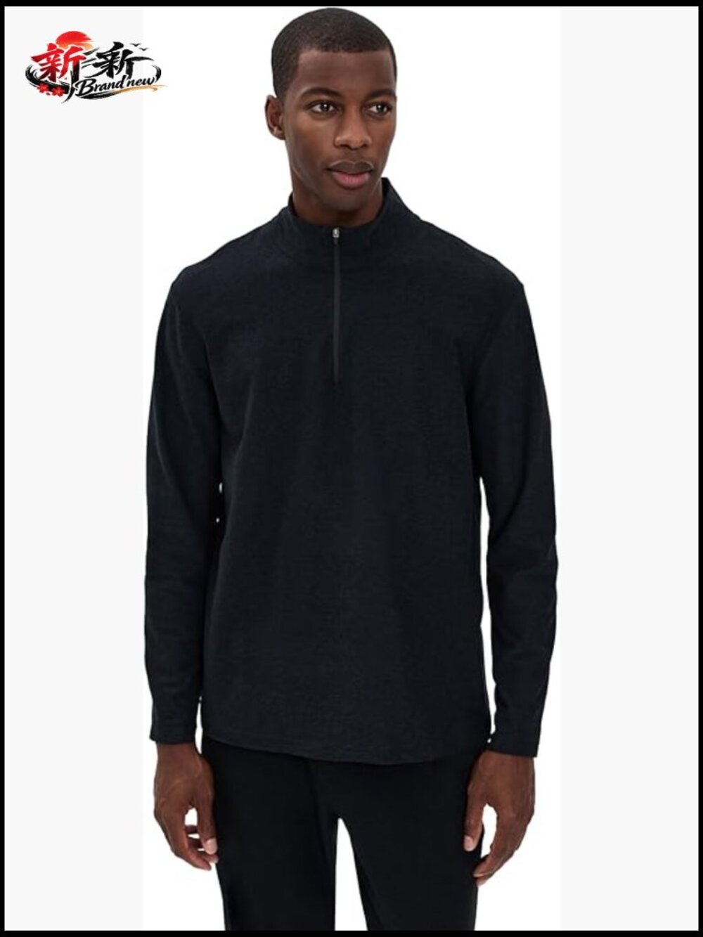 Men's Quarter Zip Pullover - Slim Fit Moisture Wicking Top